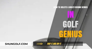 Efficiently Remove Multi-Round Golf Series in Golf Genius: A Guide