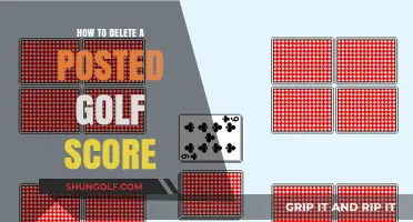 Erasing Your Golf Score: A Step-by-Step Guide to Removing Posted Results