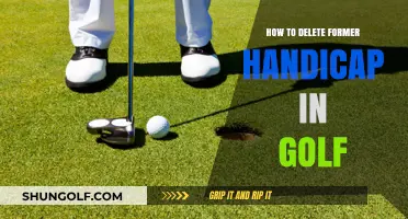 Erasing Old Handicap: A Guide to Removing Former Golf Scores