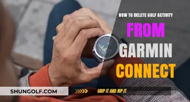 How to Remove Golf Activity from Garmin Connect: A Quick Guide