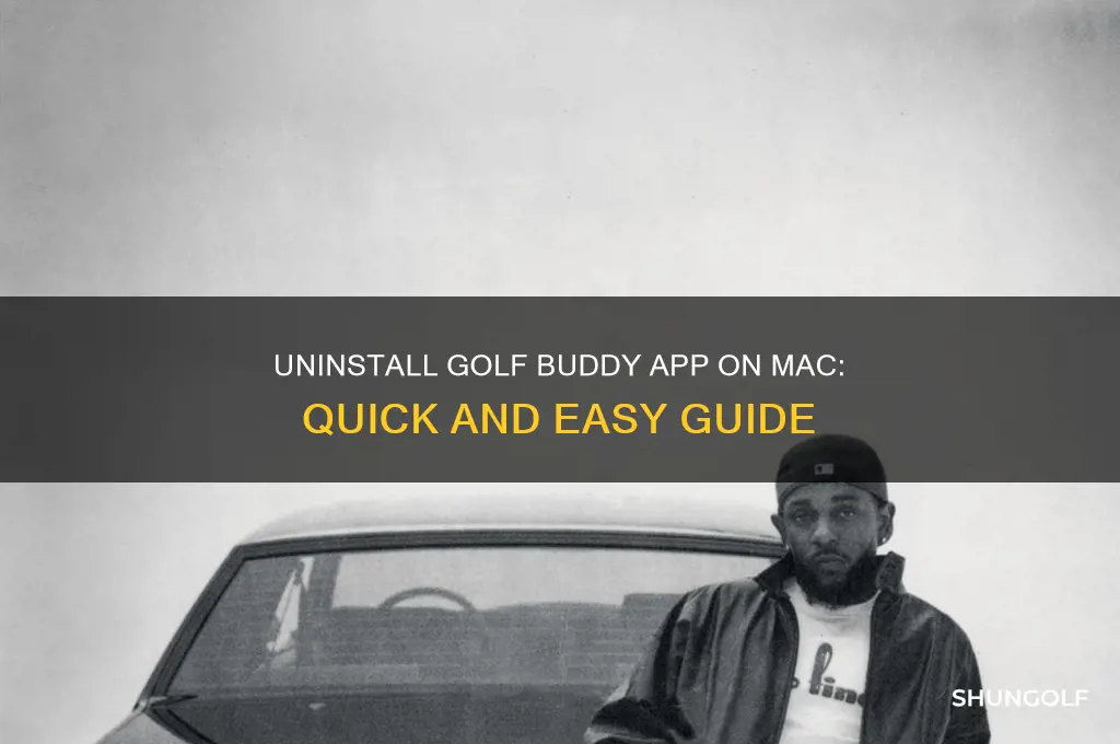 how to delete golf buddy app from mac