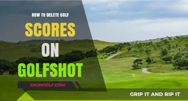 How to Easily Delete Golf Scores on Golfshot: A Quick Guide