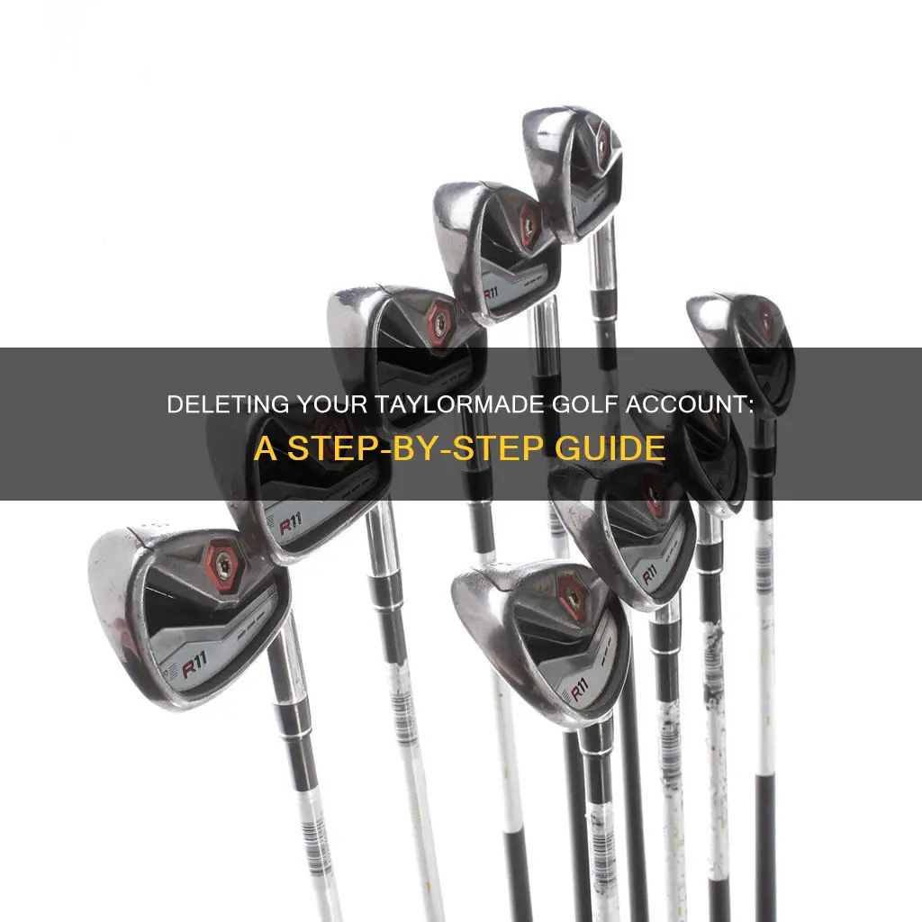 how to delete taylormade golf account