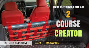 Mastering Golf Club 2: Effortlessly Delete Objects in Course Creator