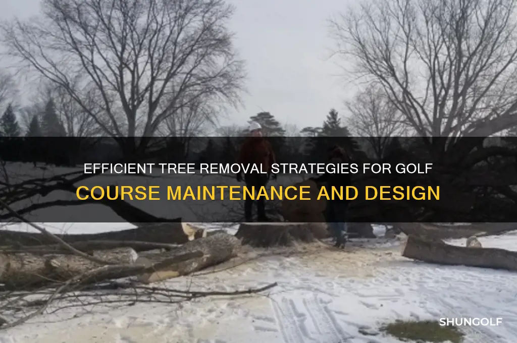 how to delete trees in the golf club