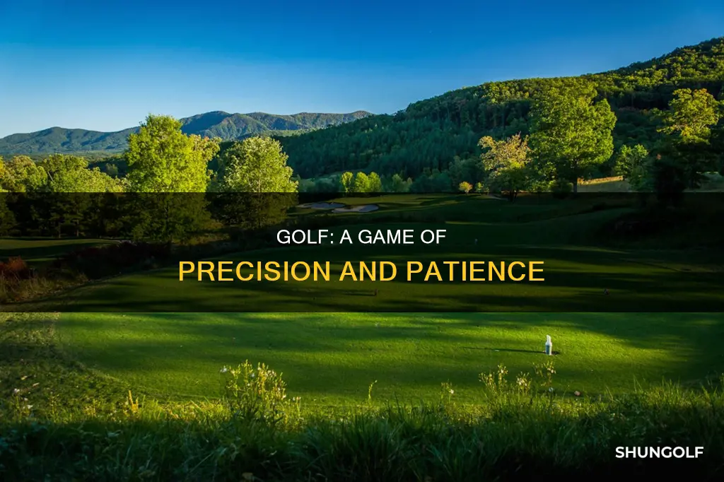 how to describe golf