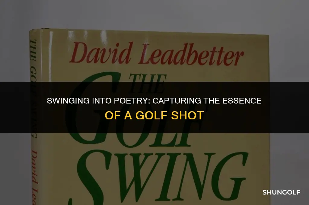 how to describe hitting a golf ball poem