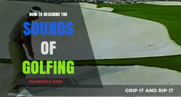 Swings, Whispers, and Thuds: Capturing the Unique Sounds of Golfing