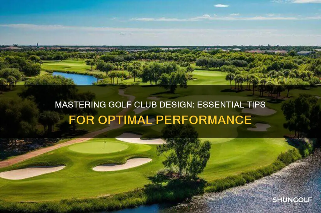 how to design a golf club
