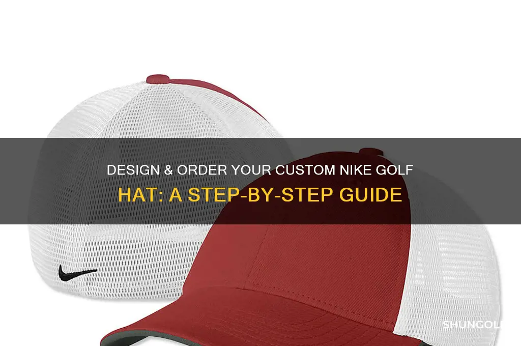 how to design and order nike golf hat