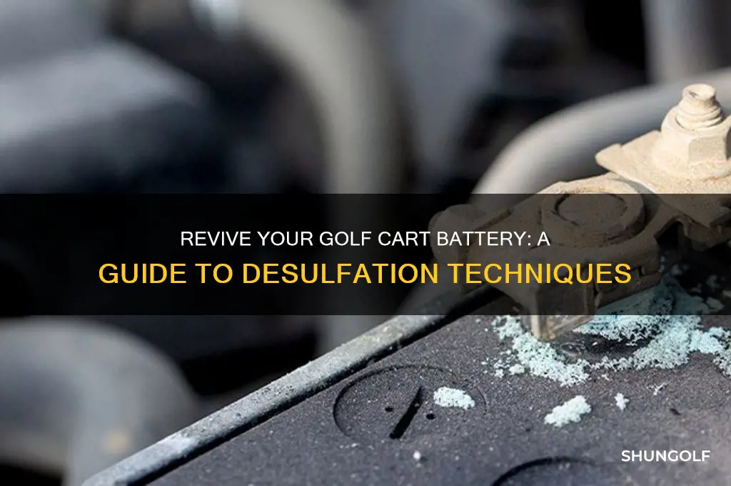 how to desulfate a golf cart battery