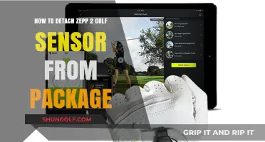 Easy Steps to Detach Your Zepp 2 Golf Sensor from Packaging