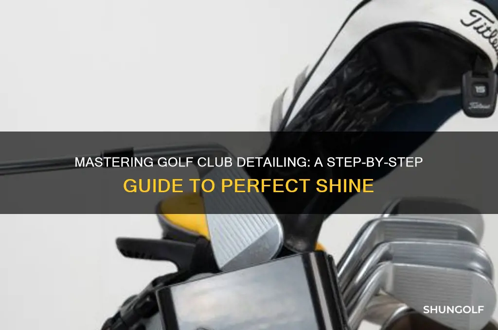 how to detail golf clubs