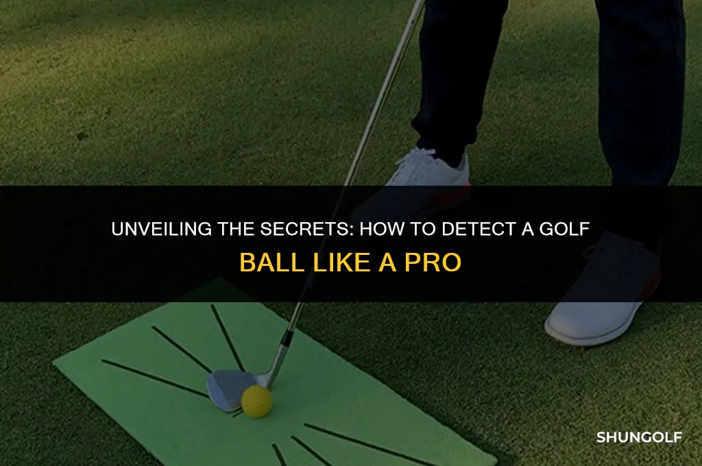 how to detect a golf ball
