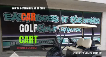 How to Determine the Age of Your Club Car Golf Cart