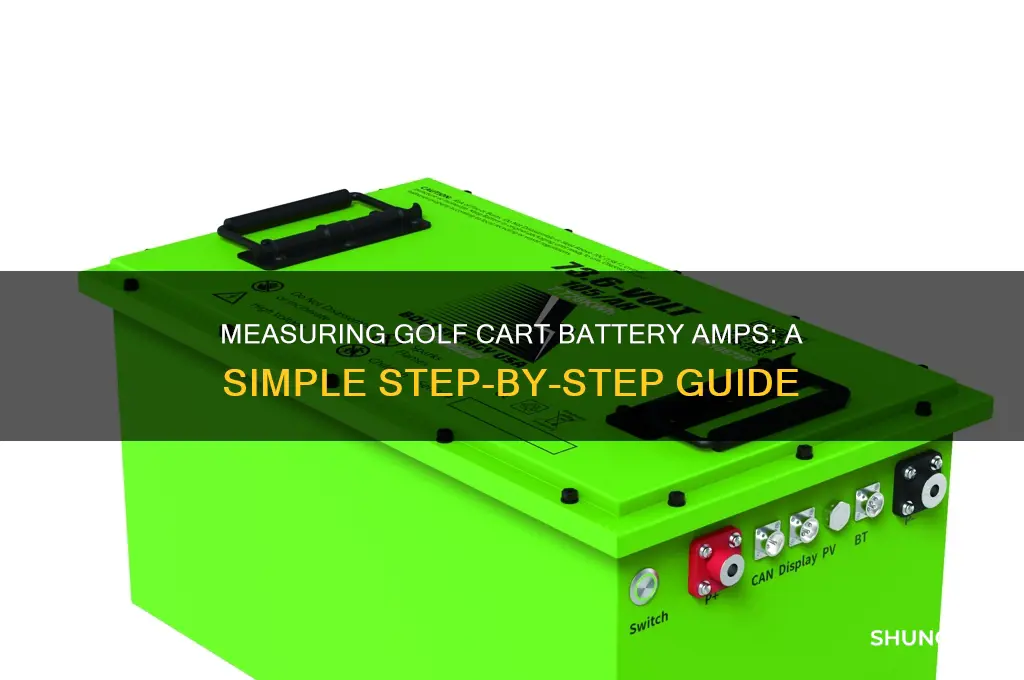 how to determine amps on a golf cart battery