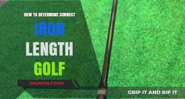 Mastering Your Golf Swing: Tips for Choosing the Right Iron Length