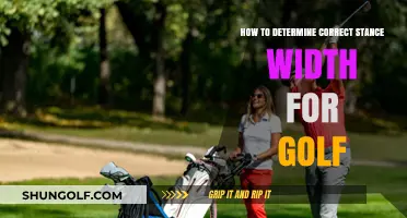 Master Your Golf Swing: Finding the Perfect Stance Width