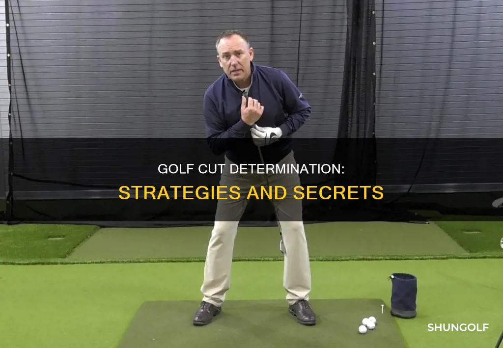 how to determine cut in golf