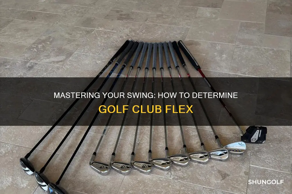 how to determine golf club flex