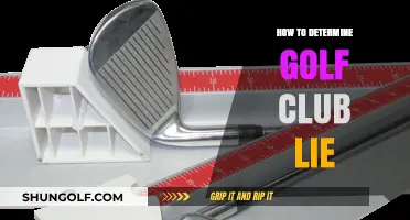 Mastering Your Golf Swing: How to Determine the Perfect Club Lie