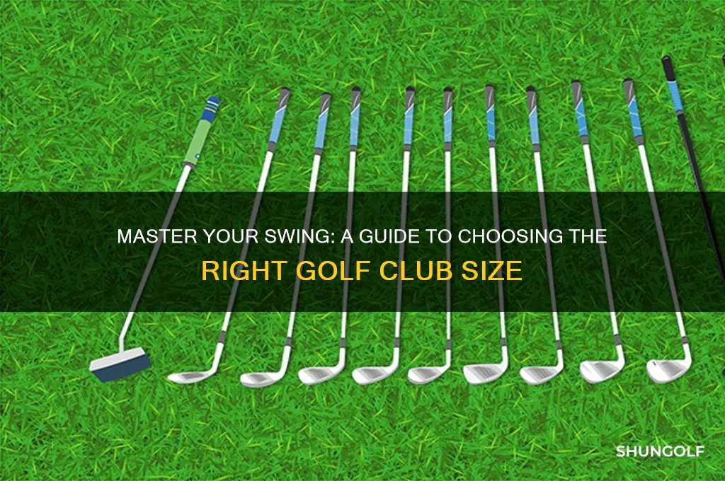 how to determine golf club size