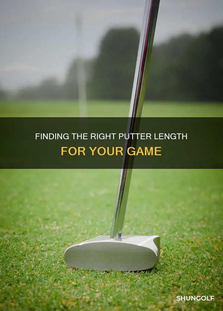 how to determine golf putter length