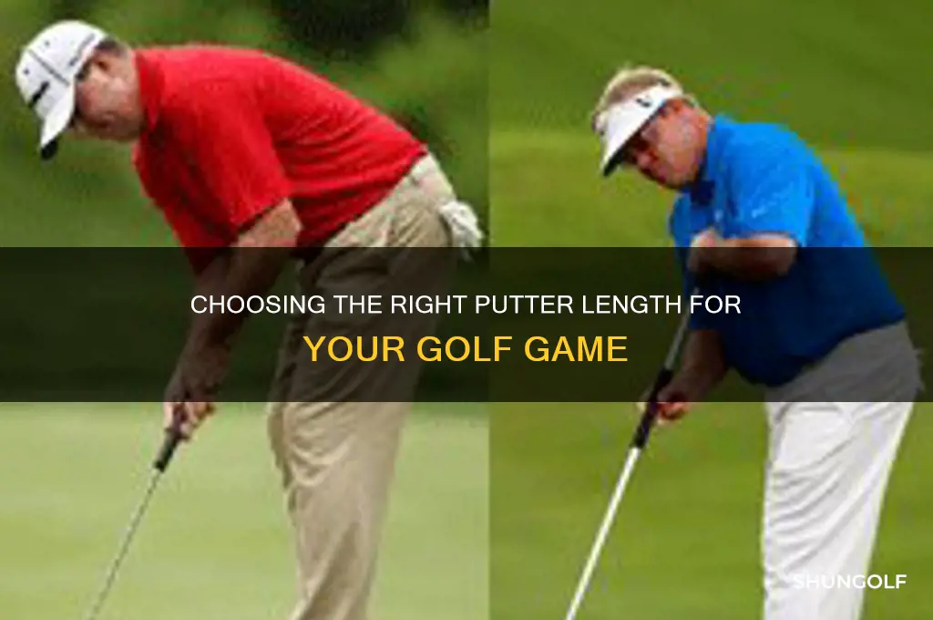 how to determine length of golf putter