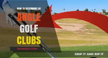 Mastering Your Swing: How to Determine Lie Angle in Golf Clubs