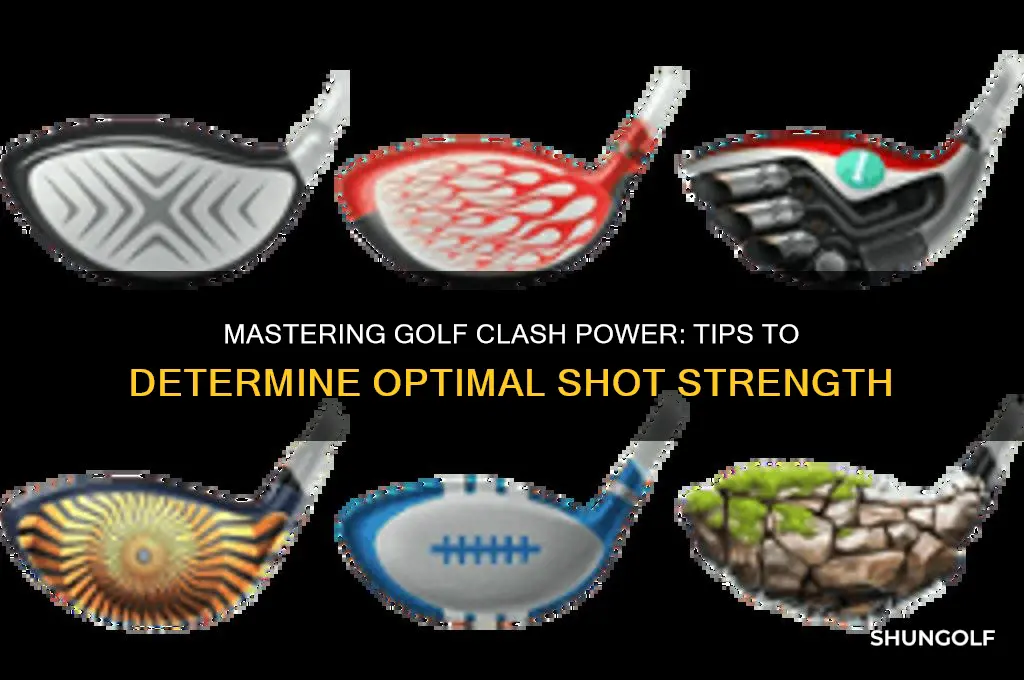 how to determine power in golf clash