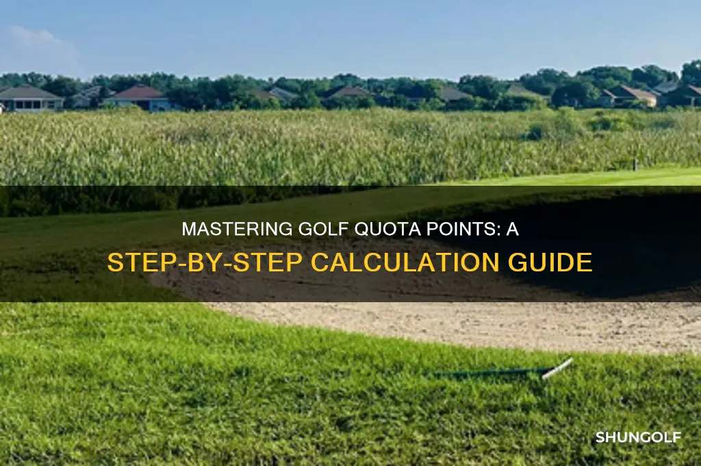 how to determine quota points in golf