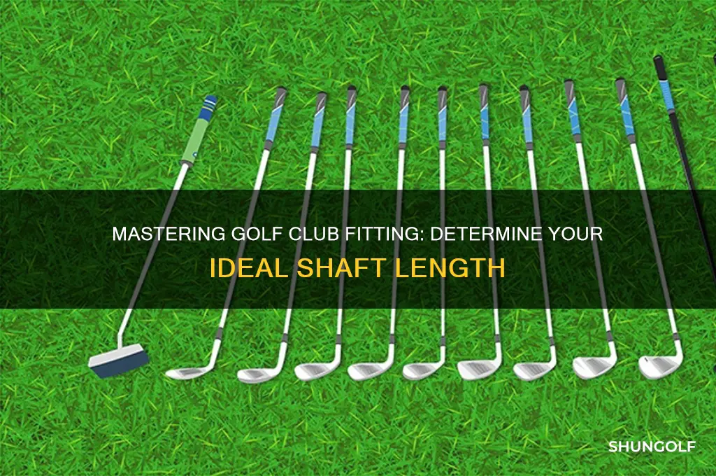 how to determine shaft length for golf clubs