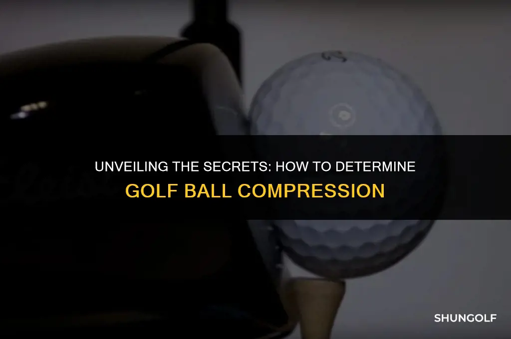 how to determine the compression of a golf ball