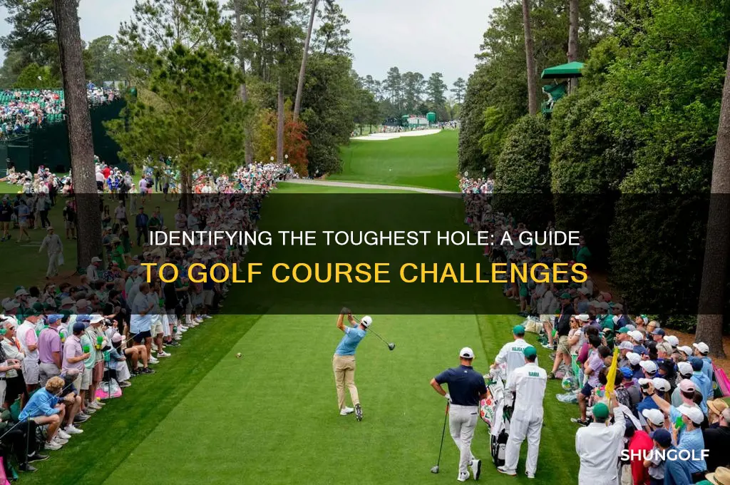 how to determine the hardest hole in the golf scorecard