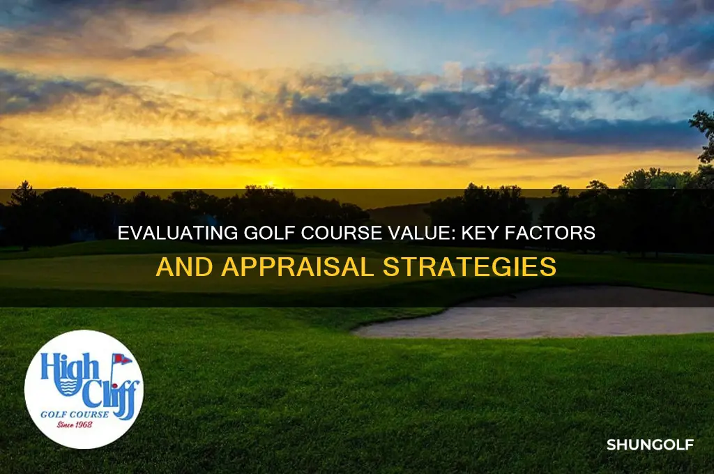 how to determine the value of a golf course
