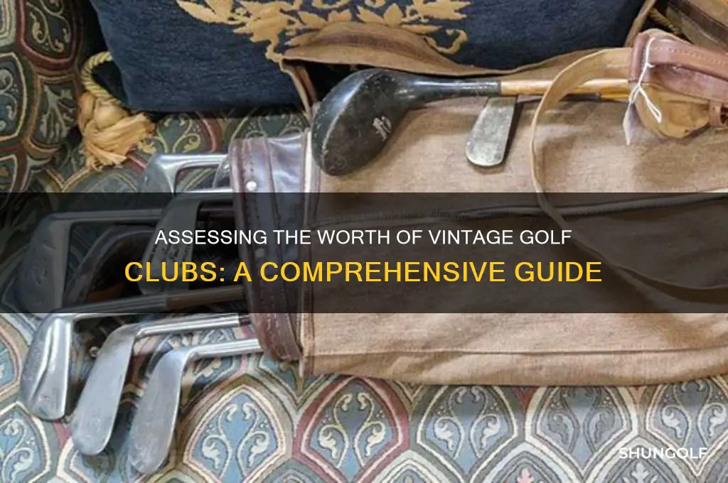 how to determine value of old golf clubs