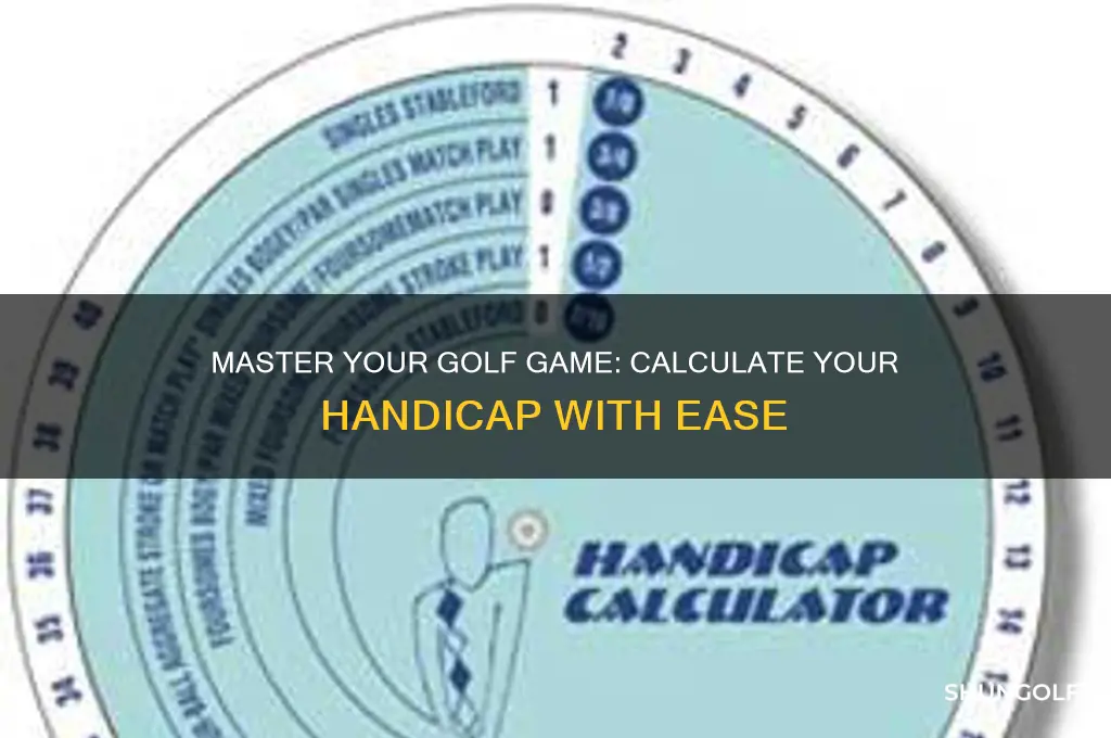 how to determine your golf handicap calculator