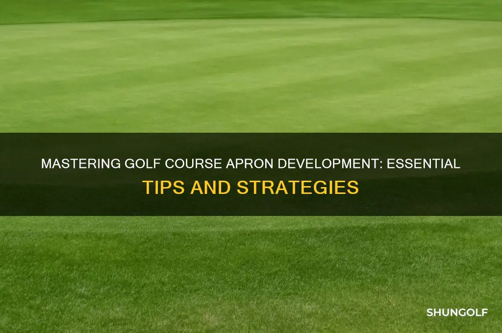 how to develop a apron on golf course