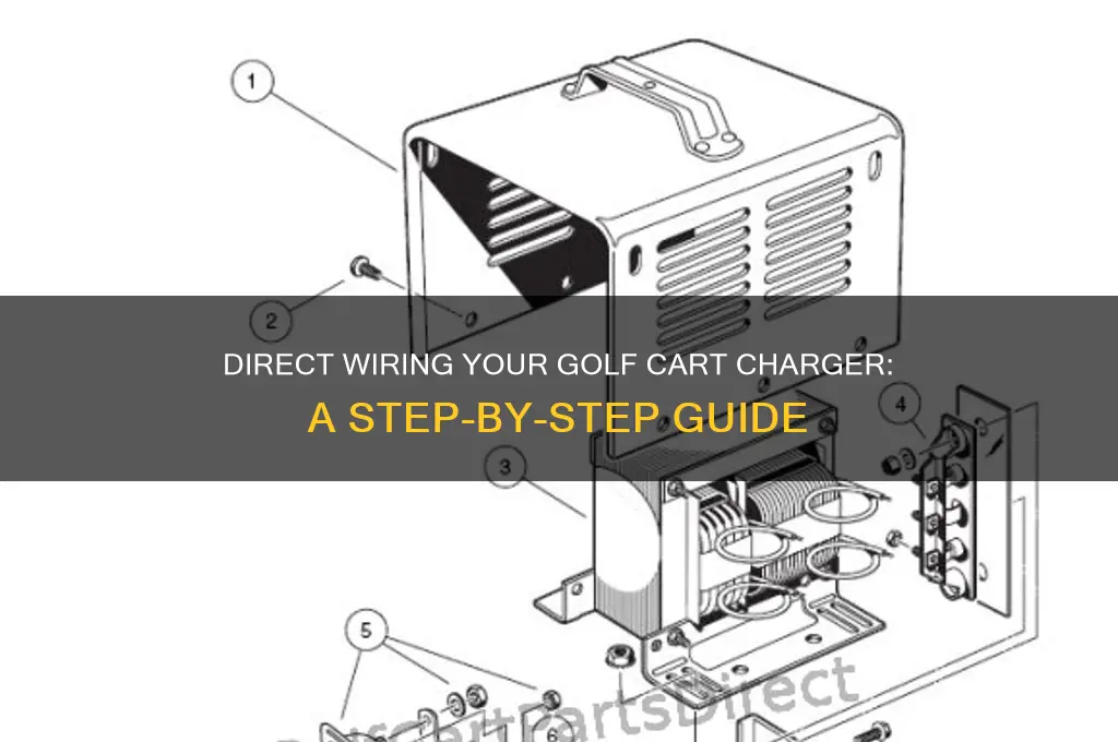 how to direct wire a golf cart charger