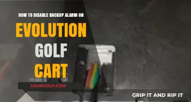 Disabling Your Evolution Golf Cart Backup Alarm: A Quick Guide