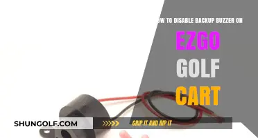 Quick Guide: Disabling the Backup Buzzer on Your EZGO Golf Cart