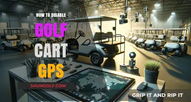 Easy Steps to Disable Your Golf Cart GPS System