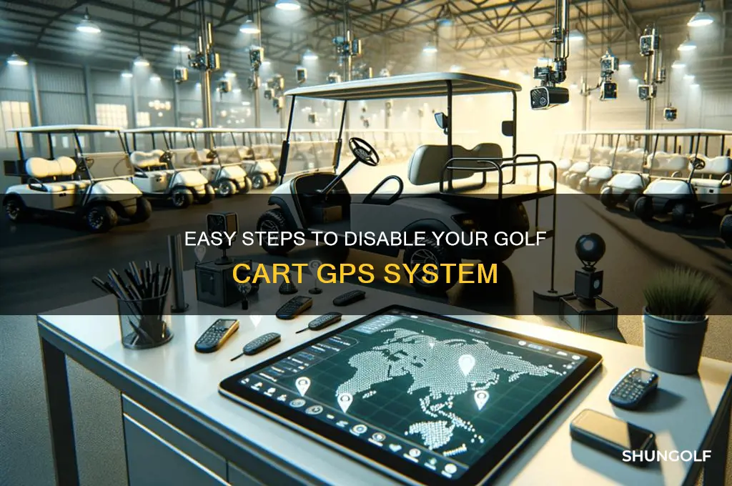 how to disable golf cart gps