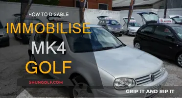 Disabling Immobilizer on MK4 Golf: A Step-by-Step Guide