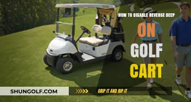 Quick Guide: Disabling Reverse Beep on Your Golf Cart Easily