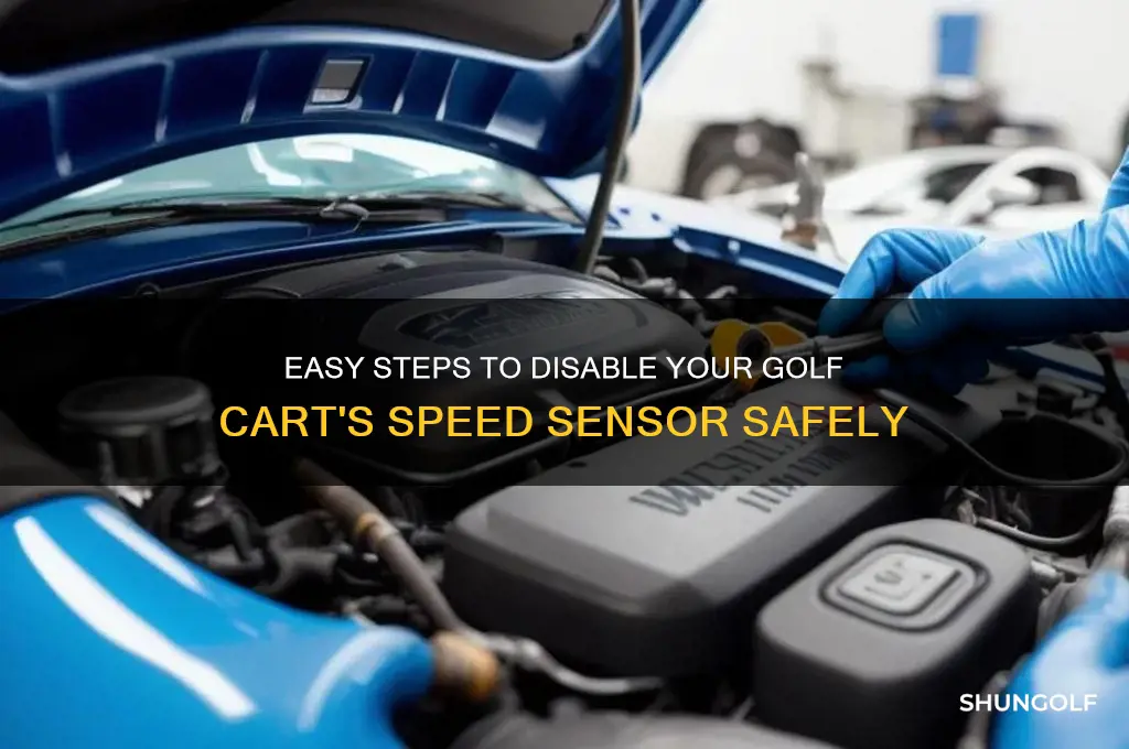 how to disable speed sensor on golf cart