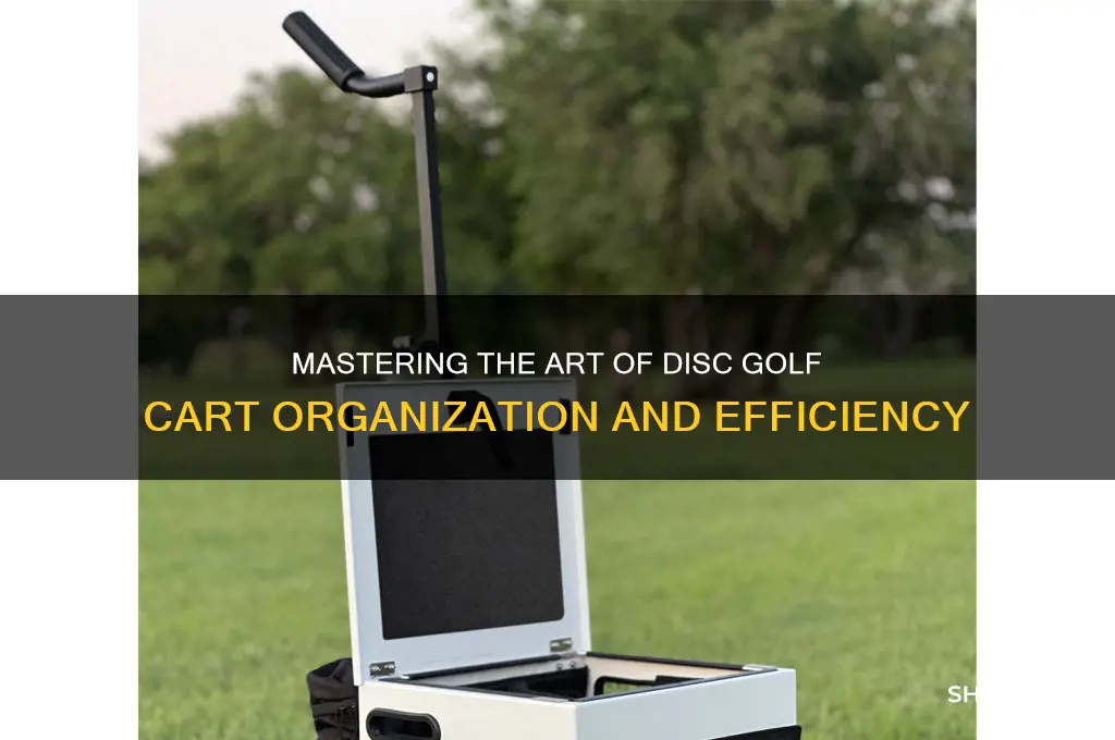 how to disc golf cart