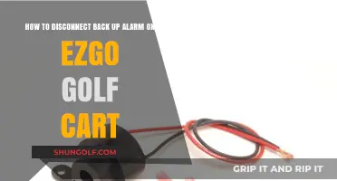Quick Guide: Disabling Backup Alarm on Your EZGO Golf Cart