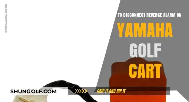 Quick Guide: Disabling Reverse Alarm on Yamaha Golf Cart