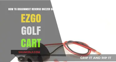 Quick Guide: Disabling Reverse Buzzer on Your EZGO Golf Cart